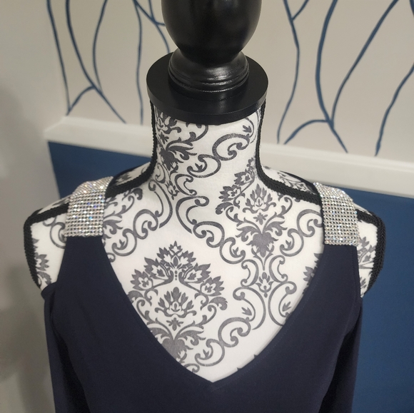 NWOT MSK Cold Shoulder Cocktail Dress - Picture 8 of 14